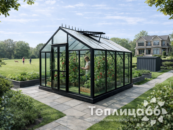 Теплица Рада Гарденикс PRO под стекло, ширина 2,5 м. (калькулятор)